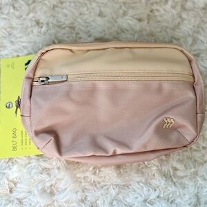 All In Motion Cream Belt Fanny Pack Adjustable Strap